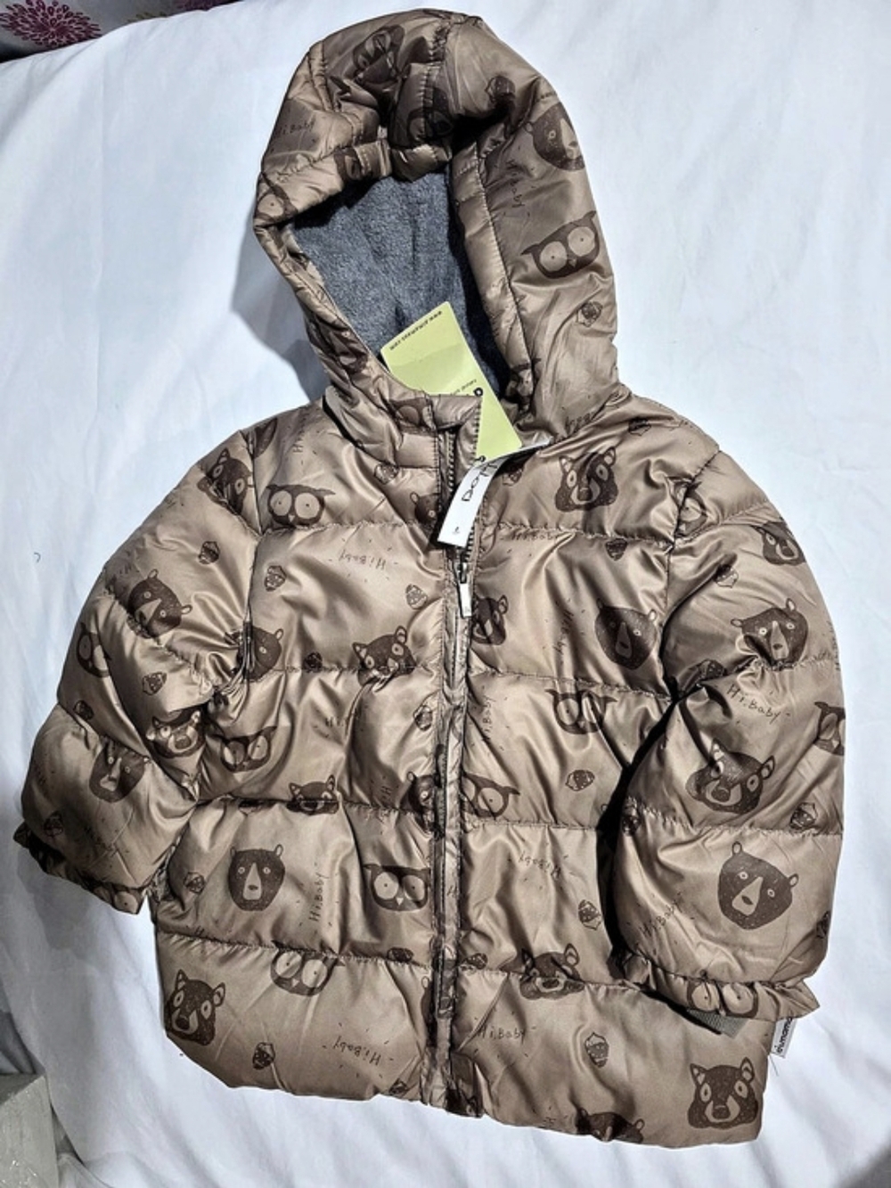 Aimama Down Coat Boys 90 Brown NWT